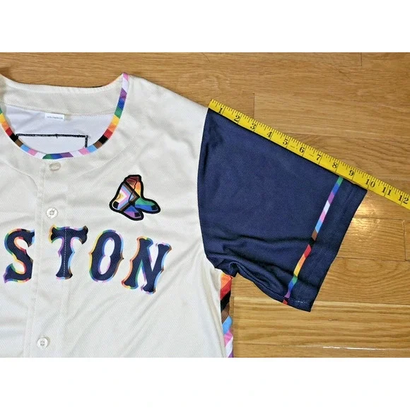 Boston Red Sox 2025 Pride Night SGA Hat Jersey Set Fenway Park Small MLB Rare - Picture 5 of 13